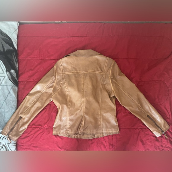 Max Studio Leather Jacket - Picture 2 of 3